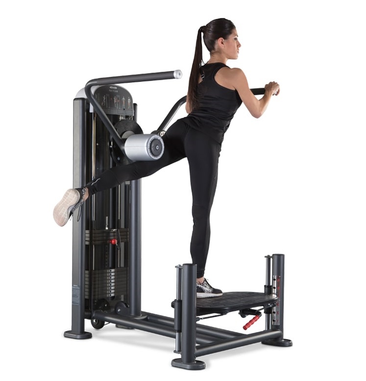 machine: hip extension_leg back